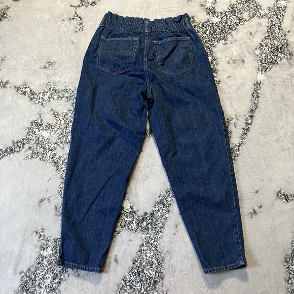 Levis Jeans Womens Sz 31 Blue high-waisted wide-leg or balloon-style‎ Denim - Picture 6 of 10
